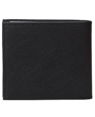 Men's Textured Saffiano Leather Billfold Wallet