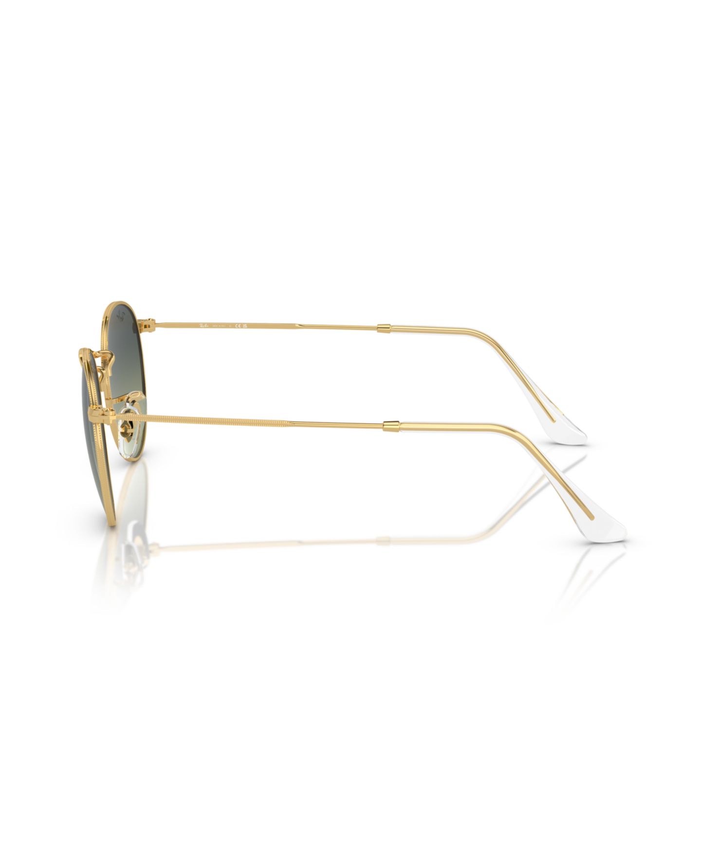 Солнцезащитные очки Ray-Ban Unisex Sunglasses, RB3447 Round Metal, цвет: Золотой — фото 5