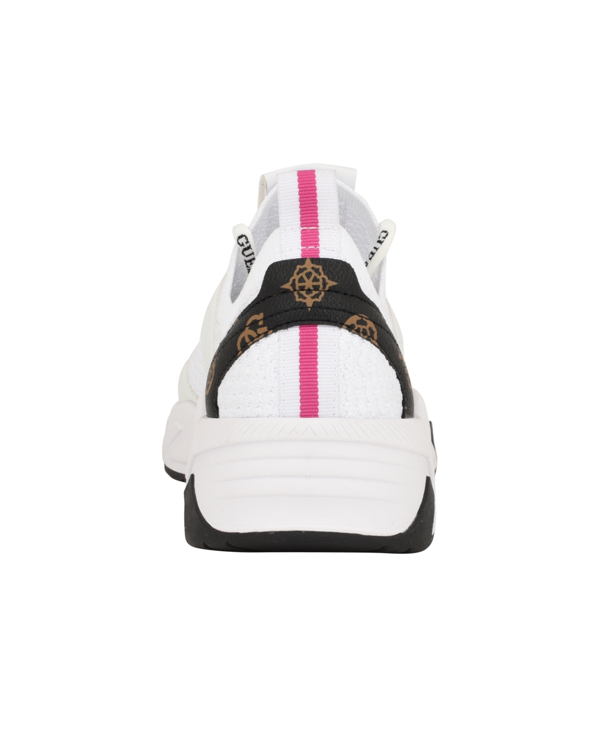 Guess Women's Geniver Lace Up Fashion Knit Jogger Sneakers