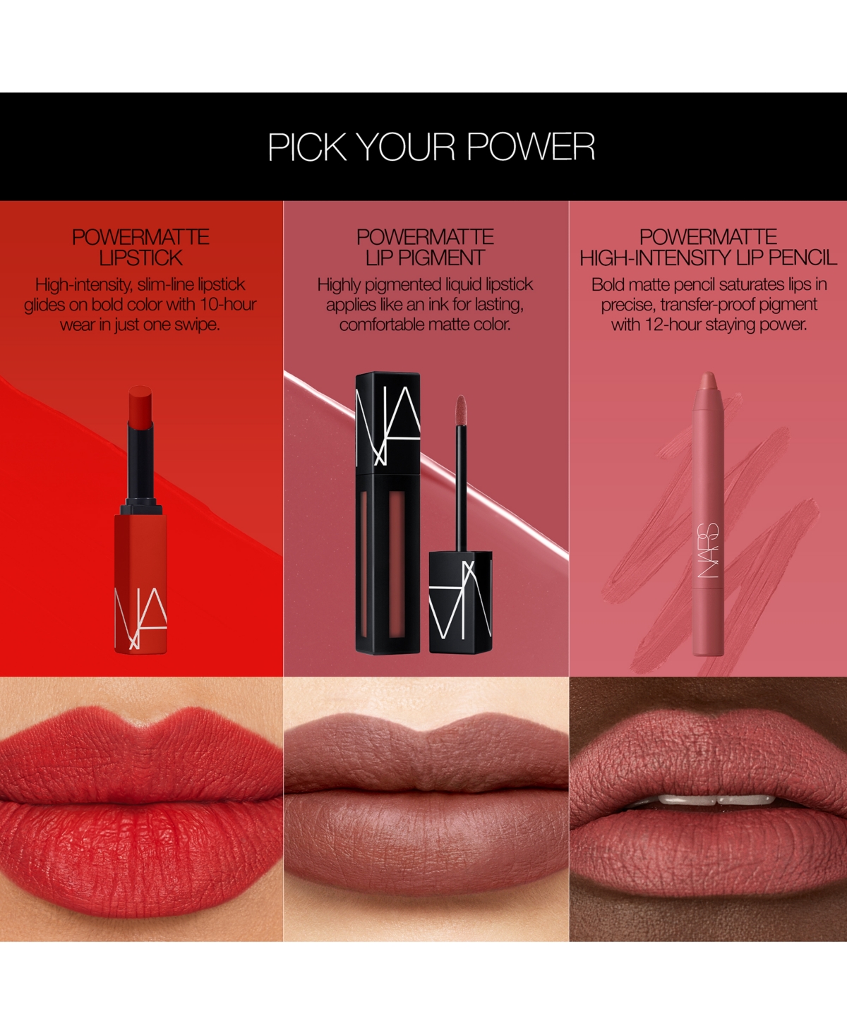 Nars Powermatte High-intensity Lip Pencil In 186 Born To Be Wild