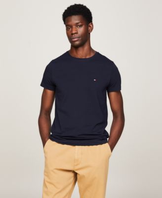 Tommy Hilfiger - Men's Stretch Slim-Fit Crewneck T-Shirt