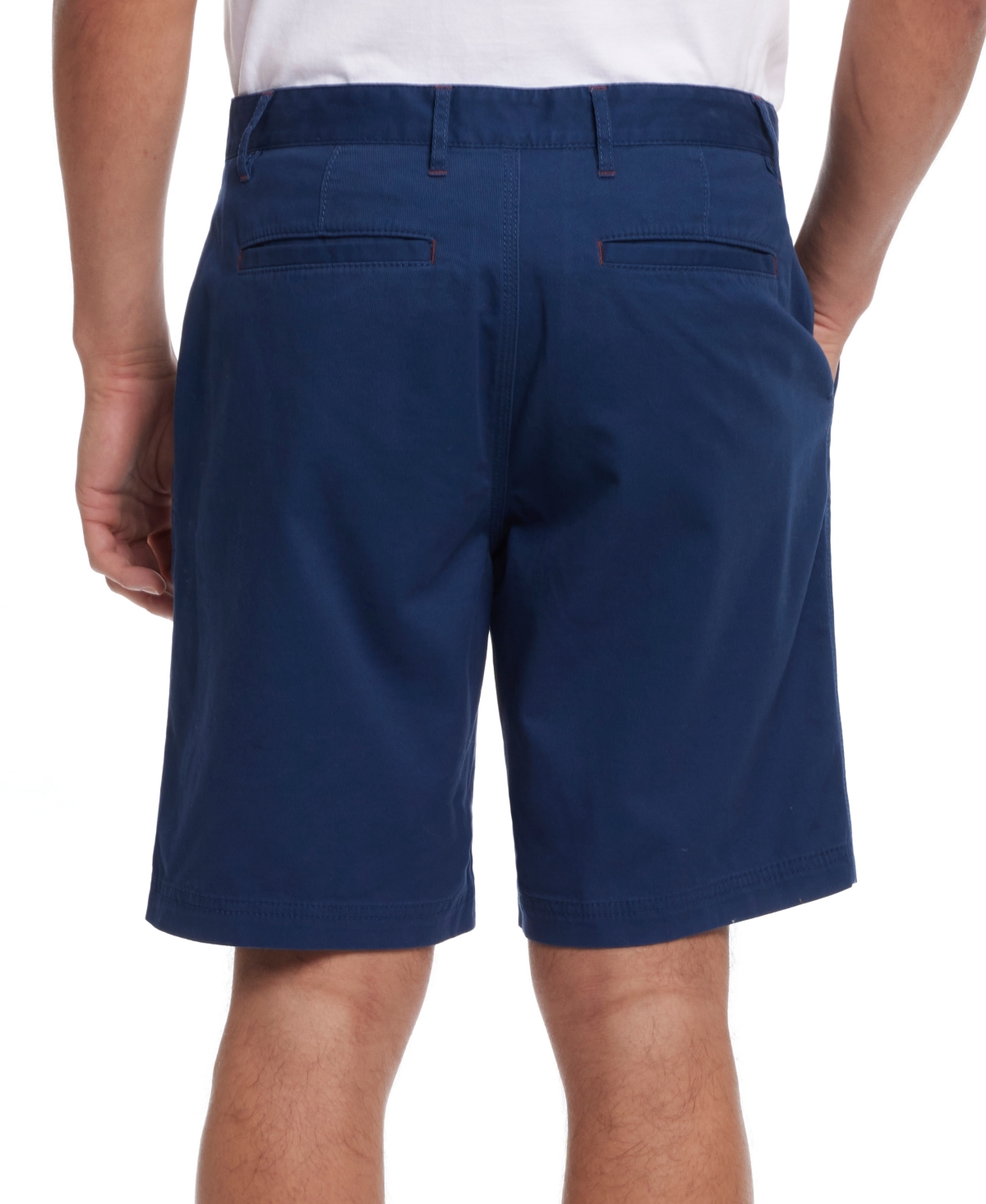 Shop Weatherproof Vintage Men's 9" Cotton Twill Stretch Shorts In Sea Spray