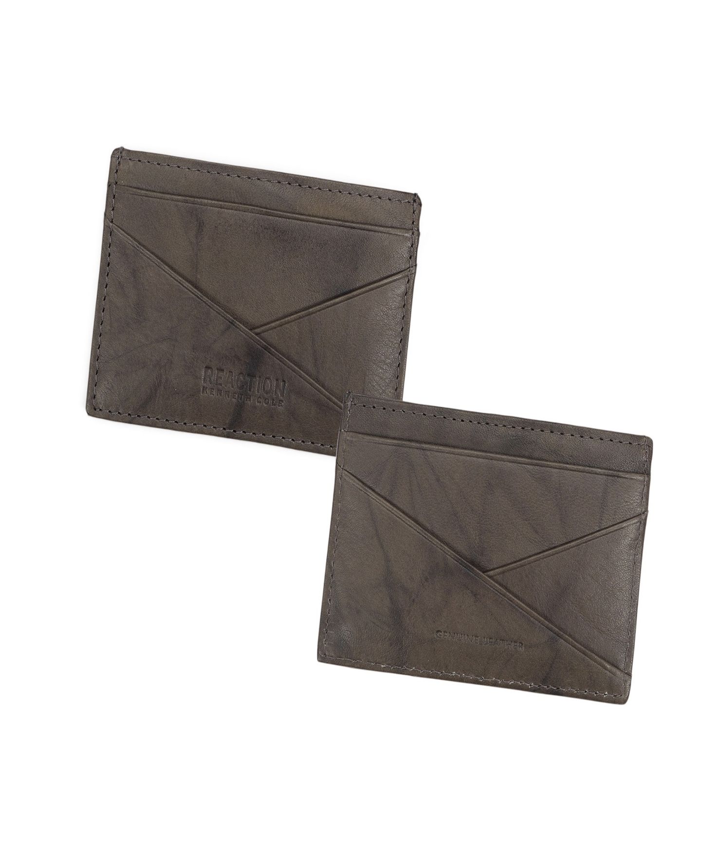 Мужской кошелёк Kenneth Cole Reaction RFID Leather Slimfold Wallet with Removable Magnetic Card Case, цвет: Чёрный — фото 8