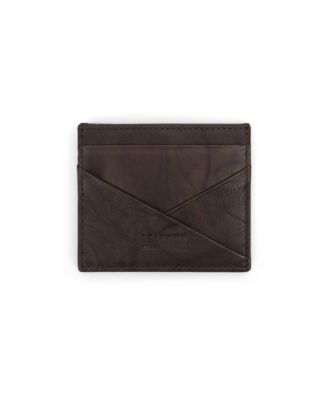 Men's RFID Leather Slimfold Wallet with Removable Magnetic Card Case
