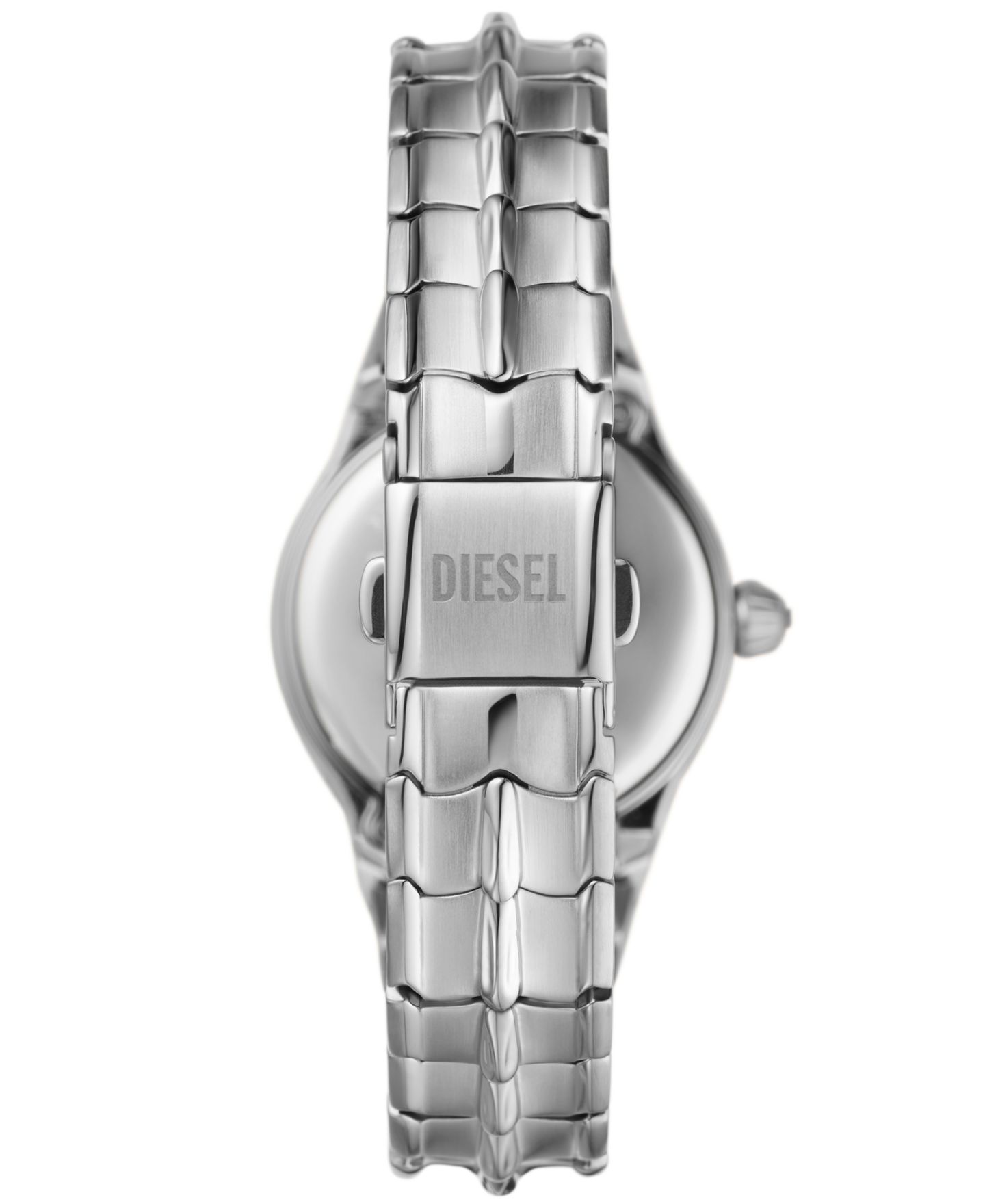 Женские часы Diesel Vert Three Hand Silver-Tone Stainless Steel Watch 32mm — фото 4