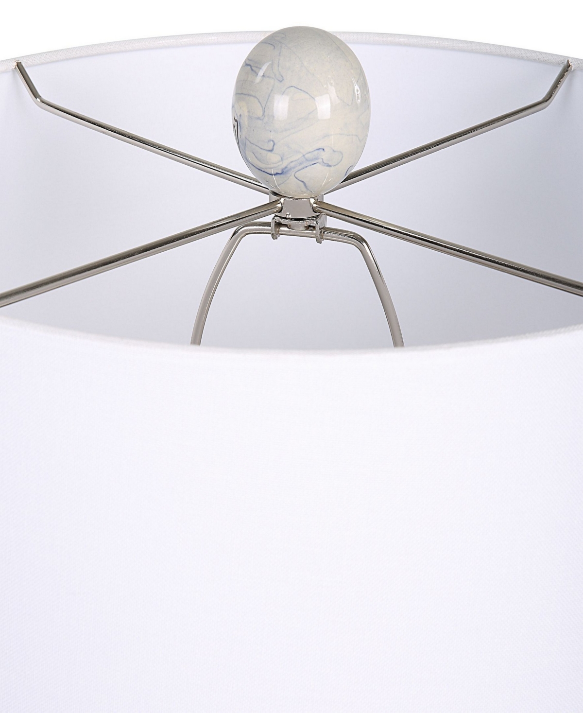Uttermost 26" Waves Accent Lamp In Blue