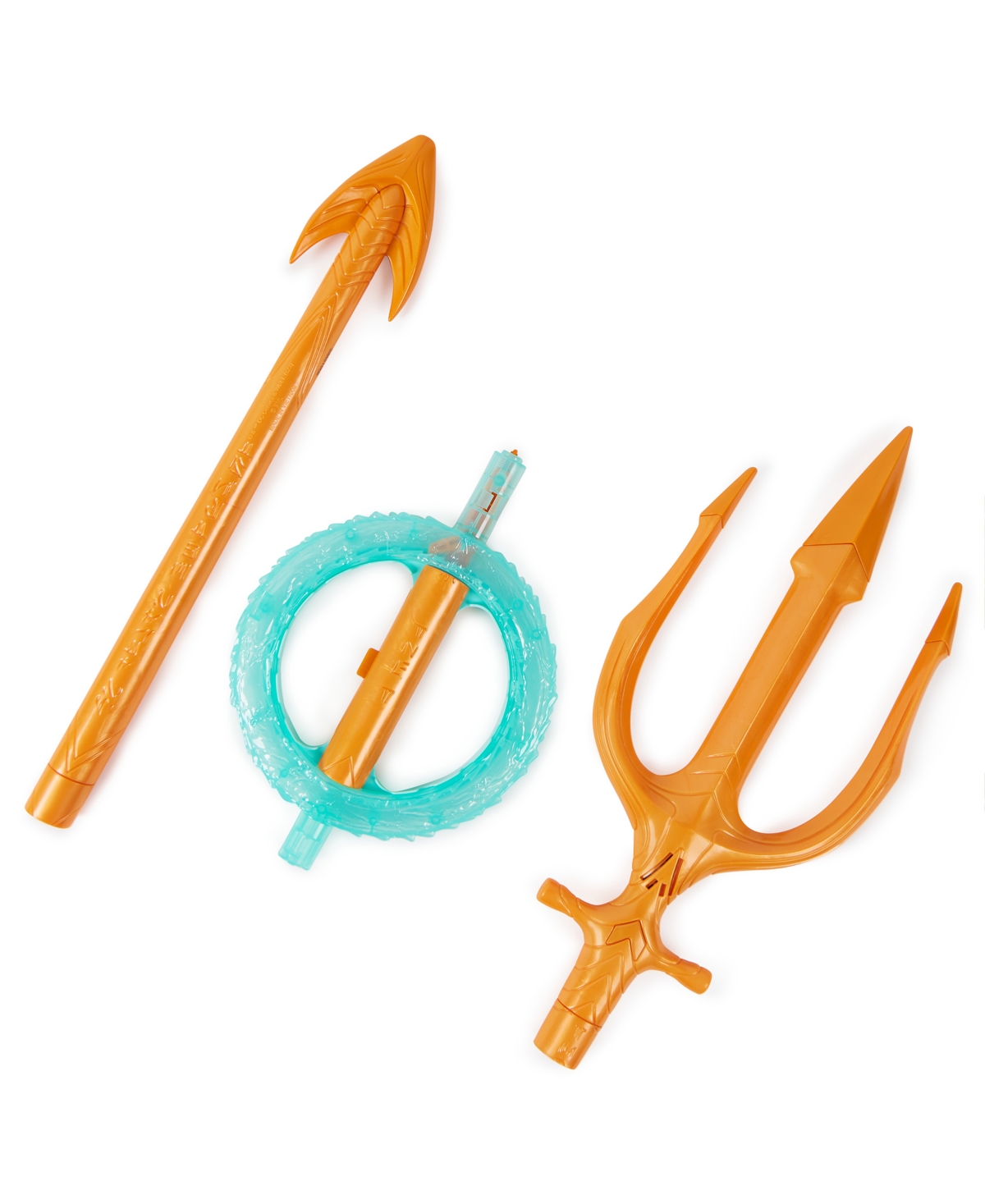 Aquaman Spinning Trident, 35" Interactive Toy With Lights And Sounds, Movie-styling In Multi-color