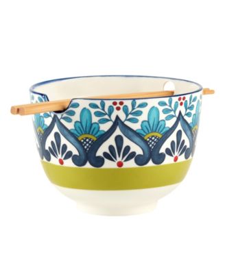 Talavera Set of 2 Ramen Bowls, 2 Asst