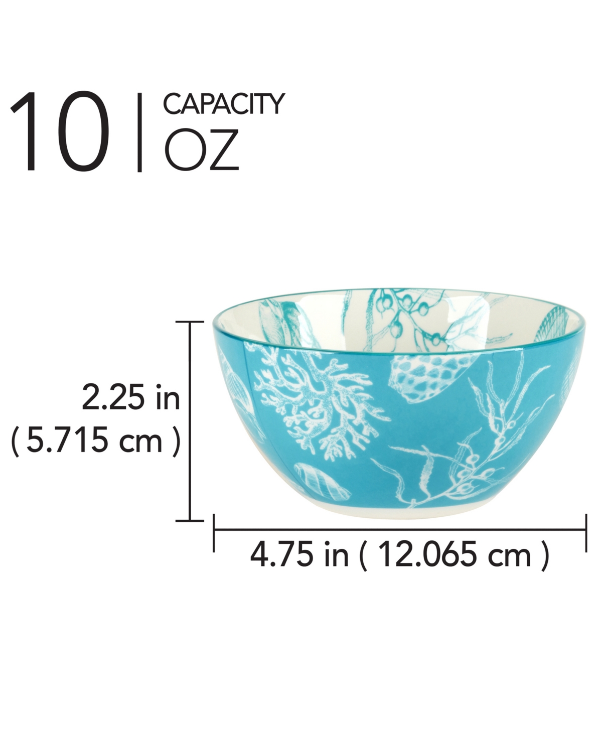 Certified International Botanical Set Of 6 All Purpose Bowls In Miscellaneous