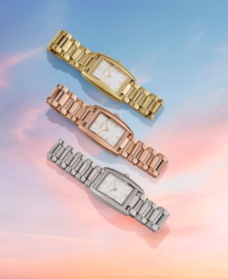 Women's Reese Silver-Tone Stainless Steel Crystal Watch 24mm