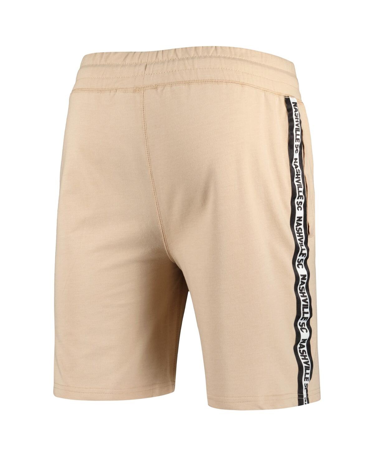 Men's Concepts SportNashville Sc Team Stripe Shorts - Tan