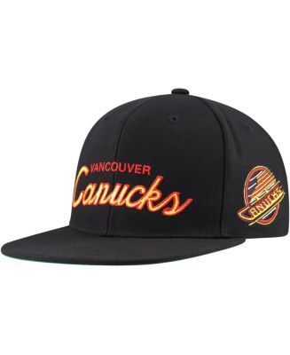 Mitchell Ness Men's Black Vancouver Canucks Core Team Script