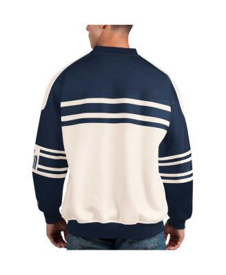 Men's White Seattle Kraken Defense Fleece Crewneck Pullover Sweatshirt