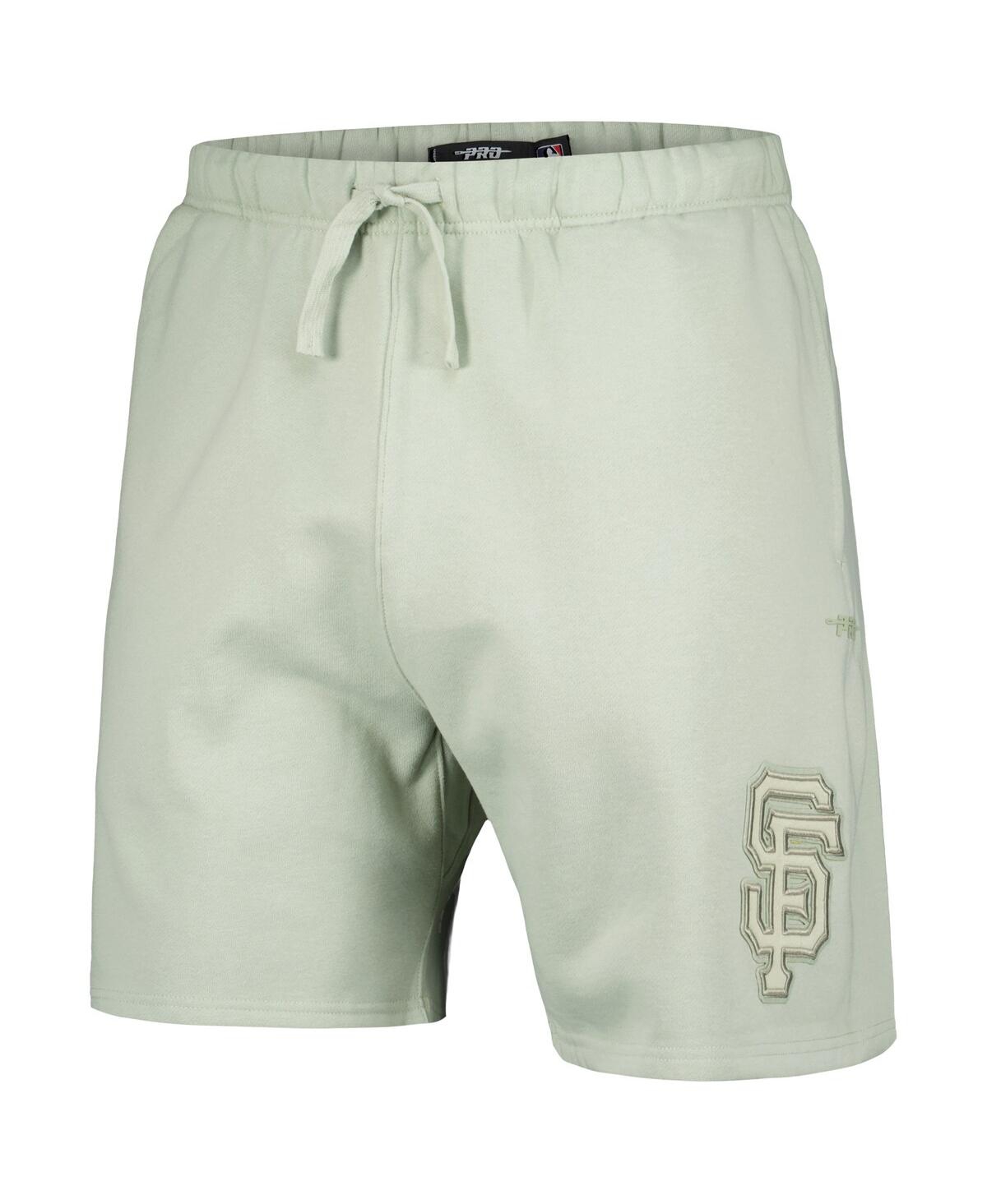 Shop Pro Standard Men's  Light Green San Francisco Giants Neutral Fleece Shorts