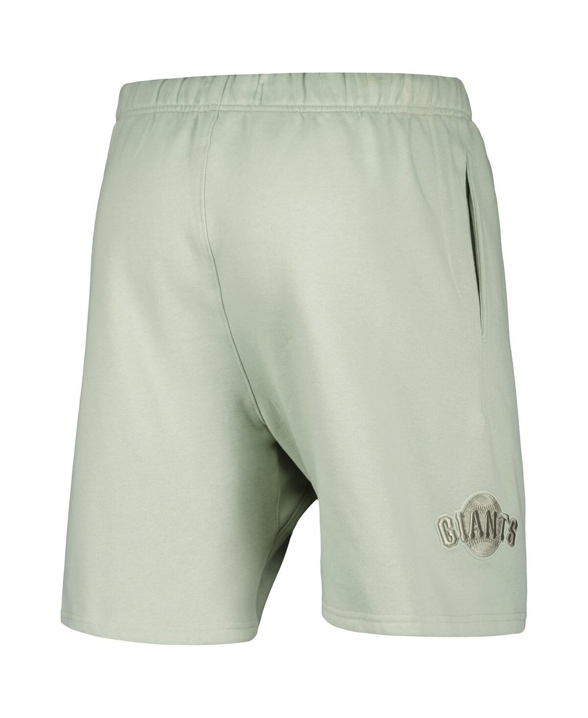Pro Standard Green Minnesota Twins Neutral Fleece Shorts In Light Green