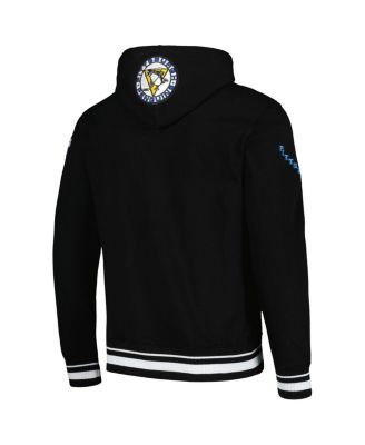 Men's Black Pittsburgh Penguins Retro Classic Fleece Pullover Hoodie