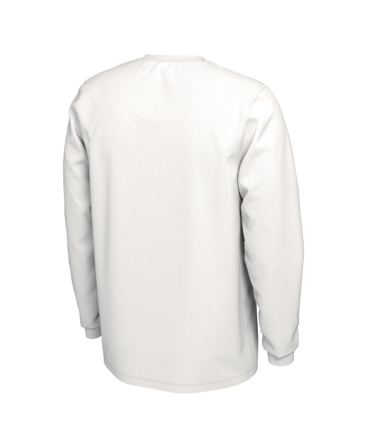 Men's and Women's JordanUcla Bruins 2024 On-Court Bench Energy Long Sleeve T-shirt - White