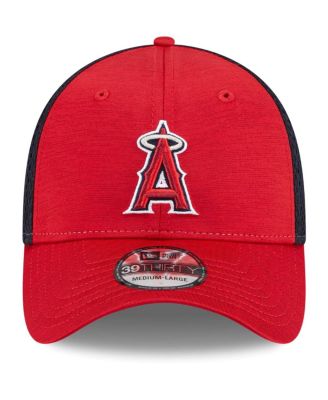 Men's Red Los Angeles Angels Neo 39THIRTY Flex Hat