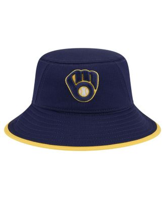Men's New Era Navy Milwaukee Brewers Game Day Bucket Hat - Macy's