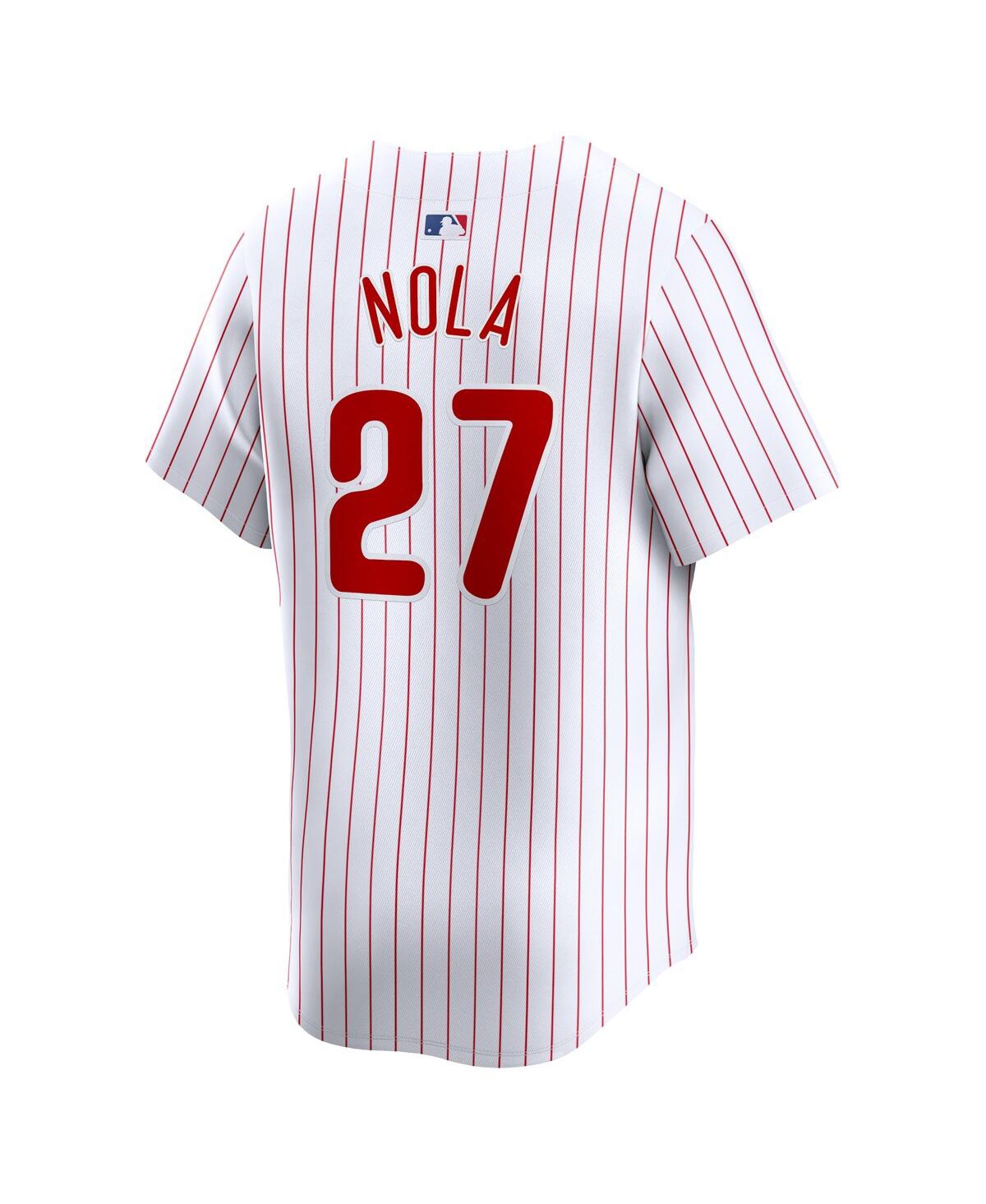 Men's Nike Aaron NolaPhiladelphia Phillies Home Limited Player Jersey - White