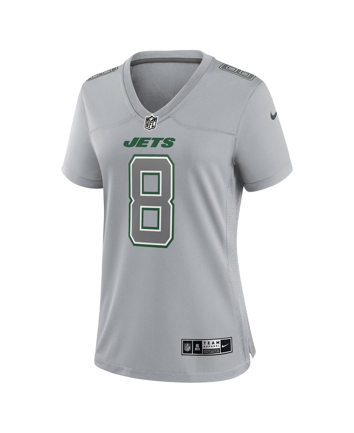 Women's Nike Aaron Rodgers HeatherNew York Jets Atmosphere Fashion Game Jersey - Gray