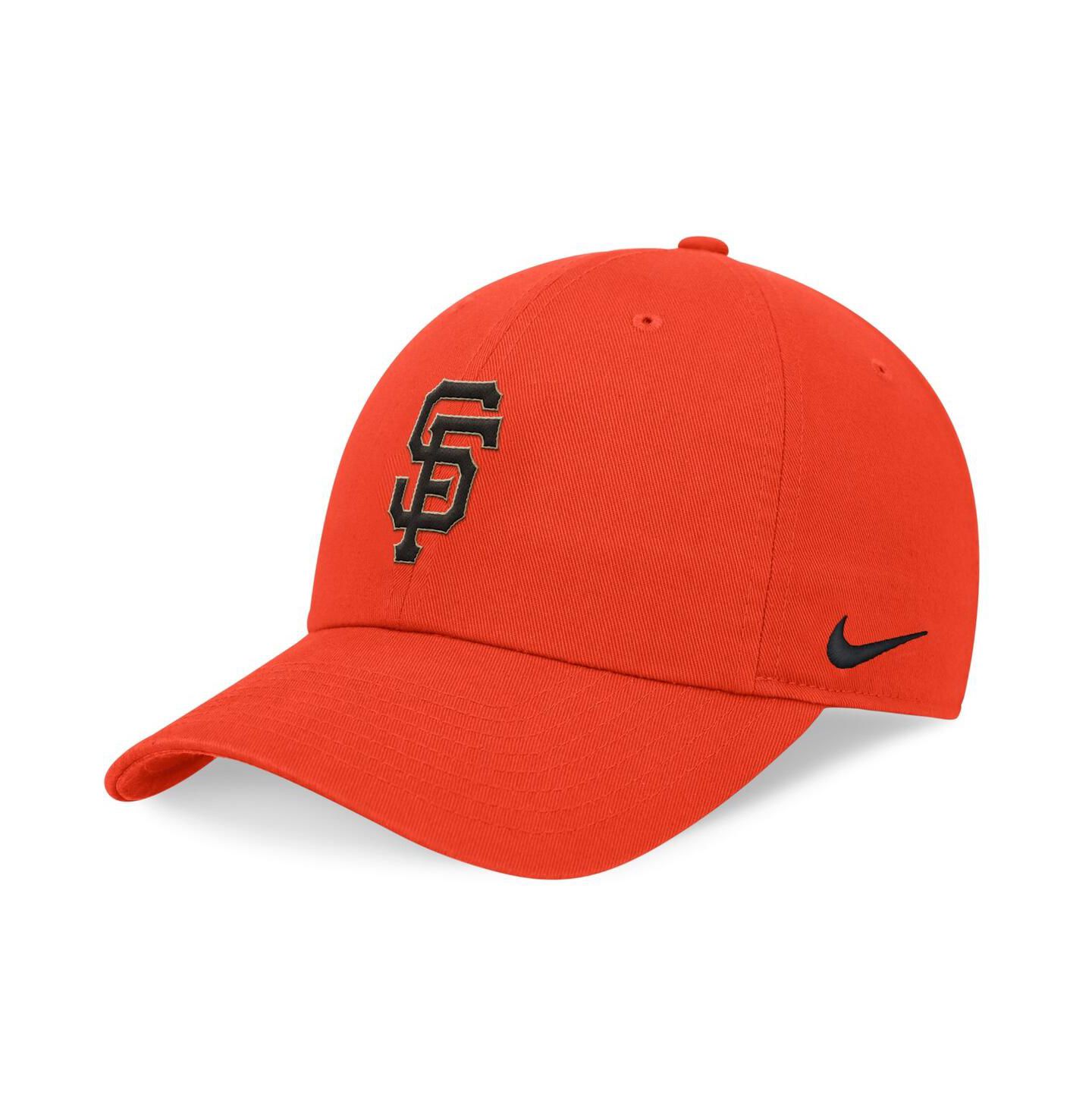 Мужская кепка Nike Orange San Francisco Giants Evergreen Club Adjustable Hat — фото 1