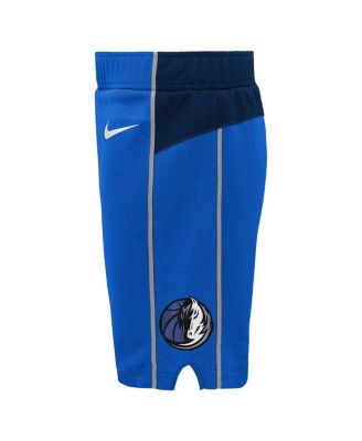 Little Boys and Girls Blue Dallas Mavericks Icon Replica Shorts