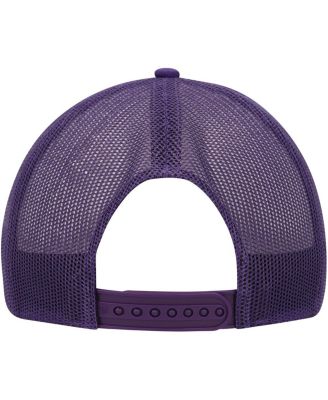 Men's White, Purple TCU Horned Frogs Freshman Trucker Adjustable Hat