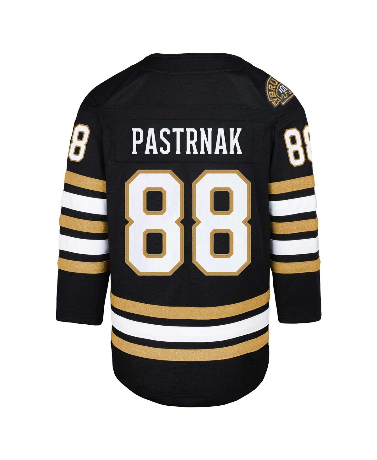Big Boys David PastrnakBoston Bruins Home Premier Player Jersey - Black
