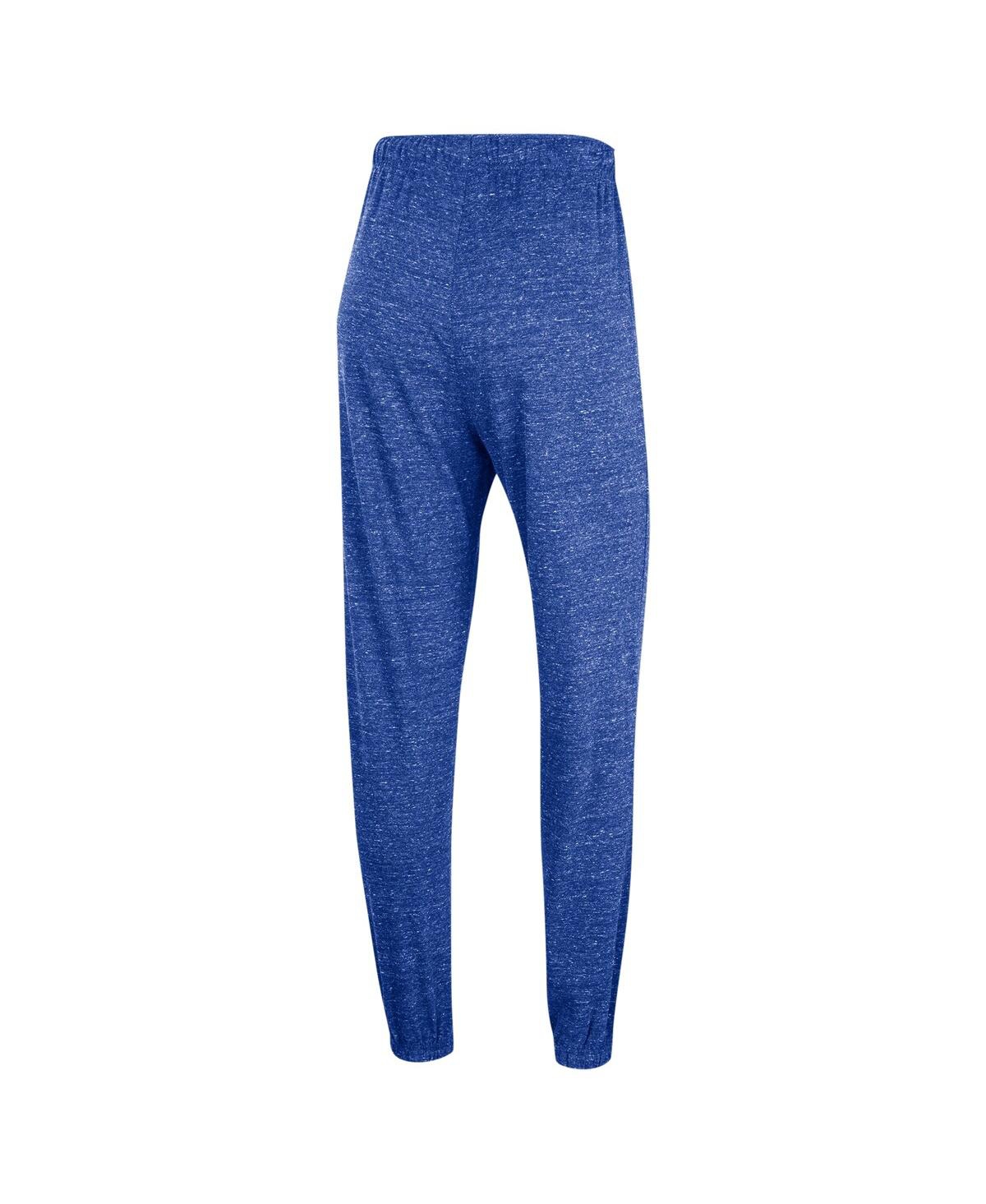 Shop Nike Women's  Royal Distressed Duke Blue Devils Gym Vintage-like Multi-hit Jogger Pants