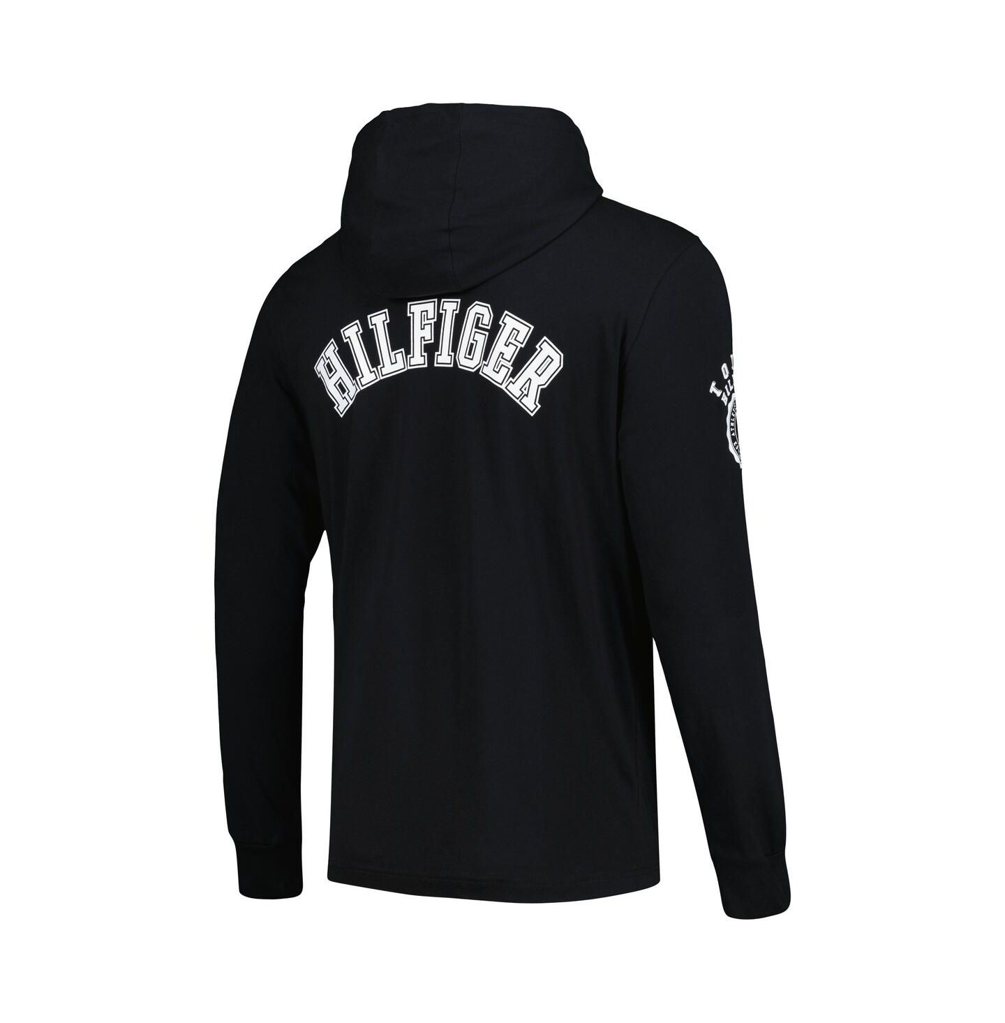 Мужское худи Tommy Hilfiger Black Jacksonville Jaguars Morgan Long Sleeve T-shirt — фото 3