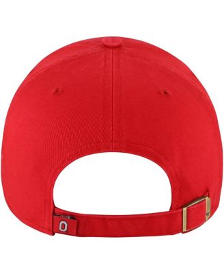 Women's Scarlet Ohio State Buckeyes Sidney Clean Up Adjustable Hat