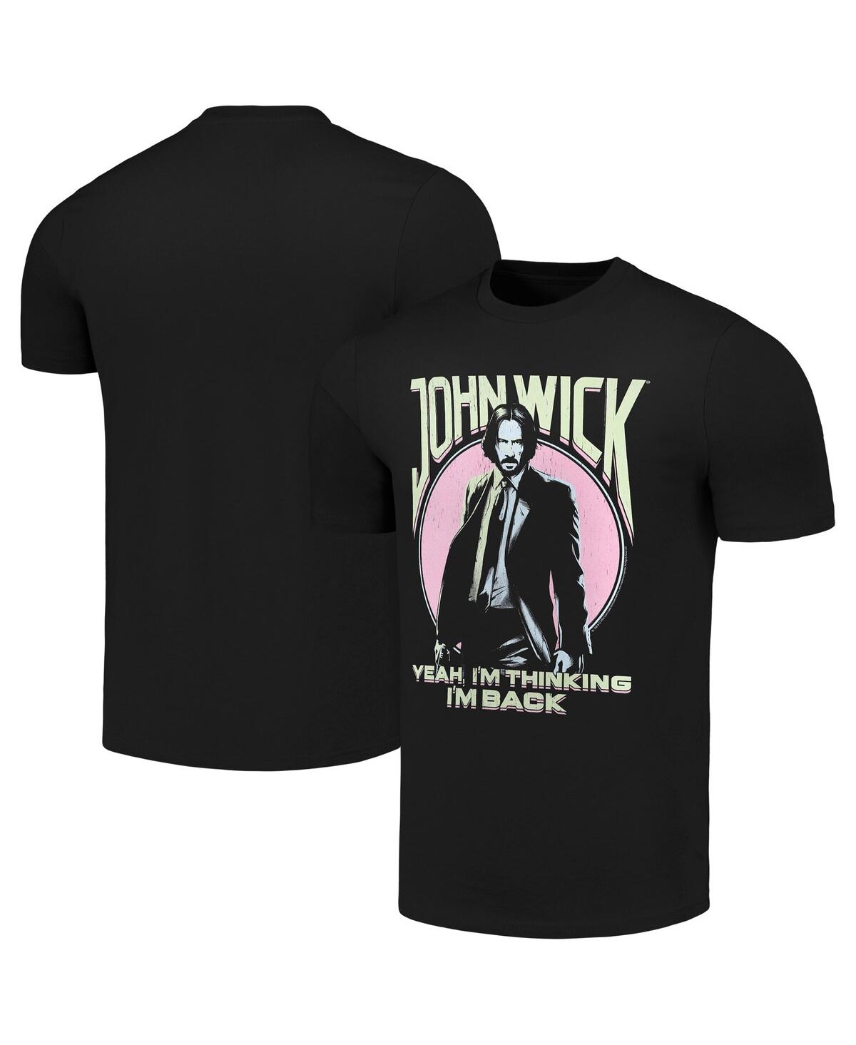 Men's Black John Wick Graphic T-shirt - Black