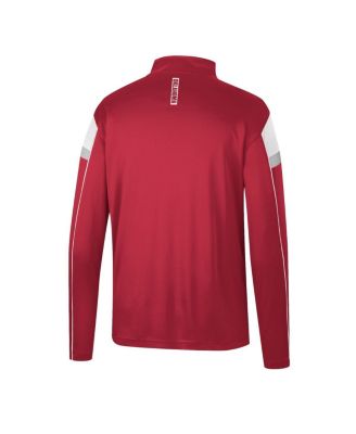 Men's Crimson Oklahoma Sooners Golf Match Quarter-Zip Windshirt