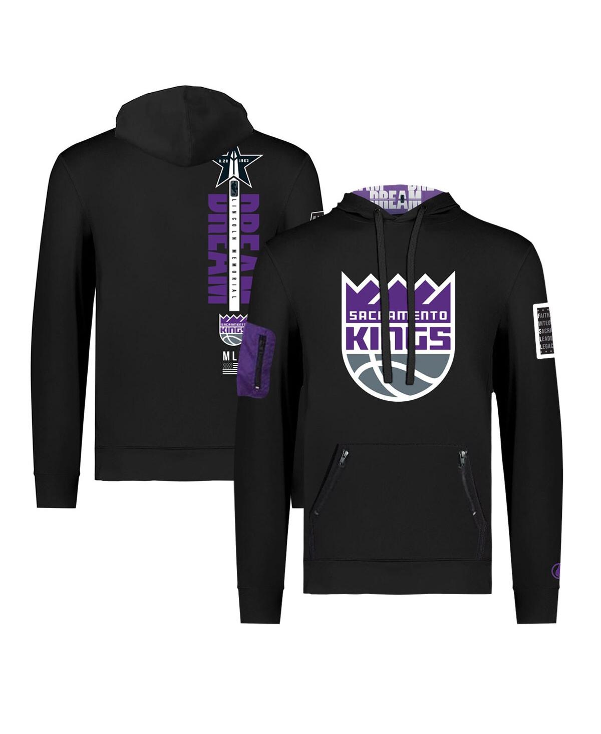 Men's and Women's Fisll x Black History Collection Black Sacramento Kings Pullover Hoodie - Black