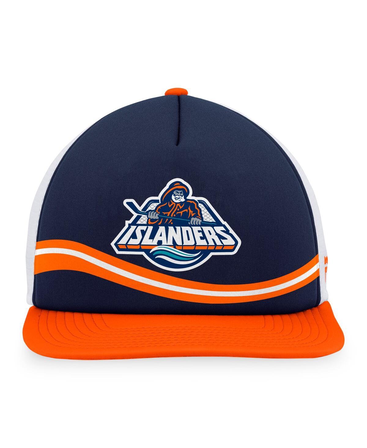 Fanatics Branded Navy New York Islanders Special Edition Trucker Adjustable Hat In Navy