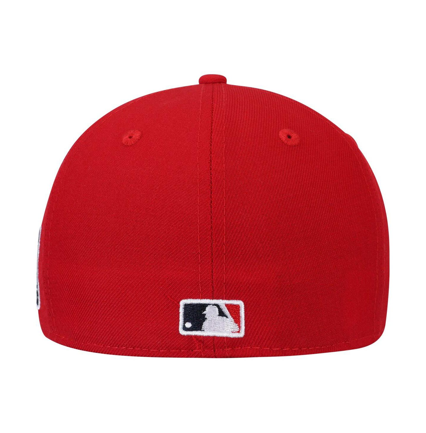 Мужская кепка New Era Red St. Louis Cardinals 2006 World Series Wool 59FIFTY Fitted Hat — фото 4