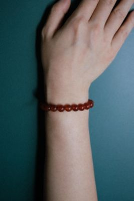 Manifest Collection | Confidence — Red Crystal Beaded Bracelet