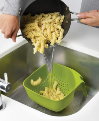 White Square Colander