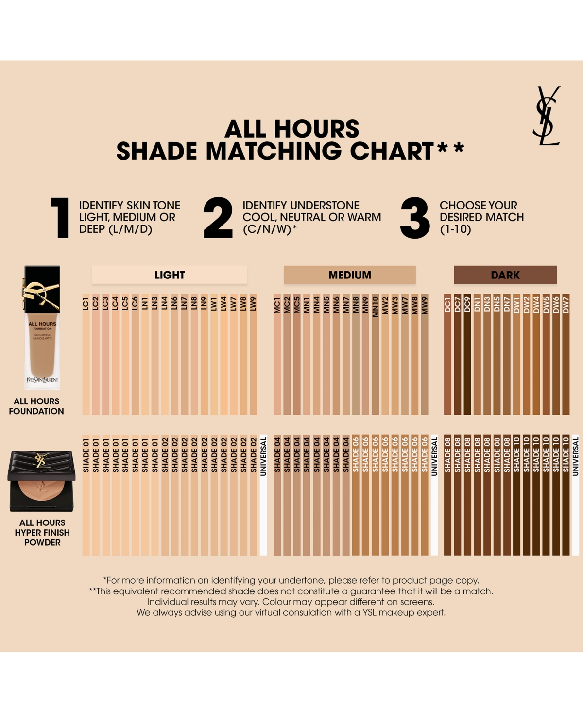 Saint Laurent All Hours Hyper Finish Ultimate Setting Powder In Shade 8