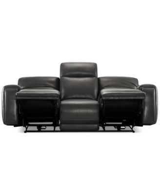 Varsani 90" Zero Gravity Leather Sofa, Created for Macy's