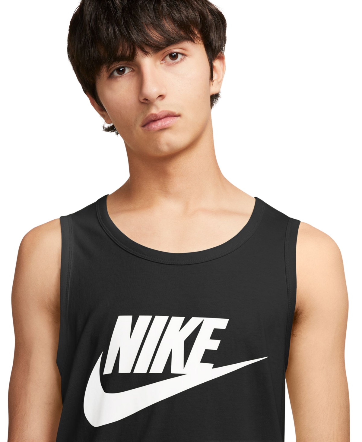 Nike Men's Sportswear Logo Tank Top -White