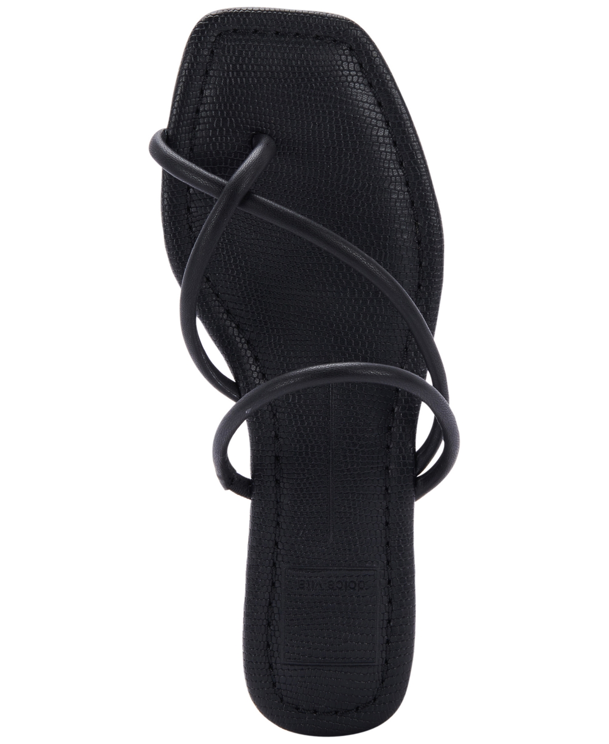 Shop Dolce Vita Women's Leanna Strappy Flat Sandals In Black