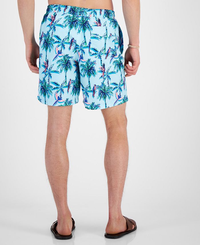 Club Room Men's Lobster 7 Swim Trunks Pink Size S