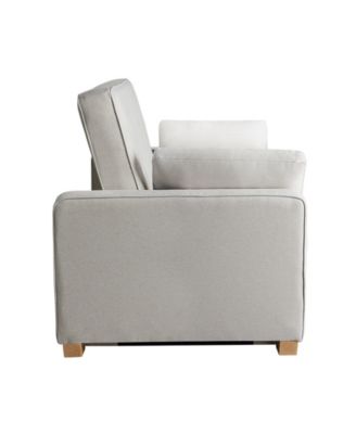 72.6" W Polyester Augustus Queen Convertible Sofa