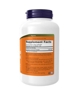 Activated Charcoal, 200 Veg Caps