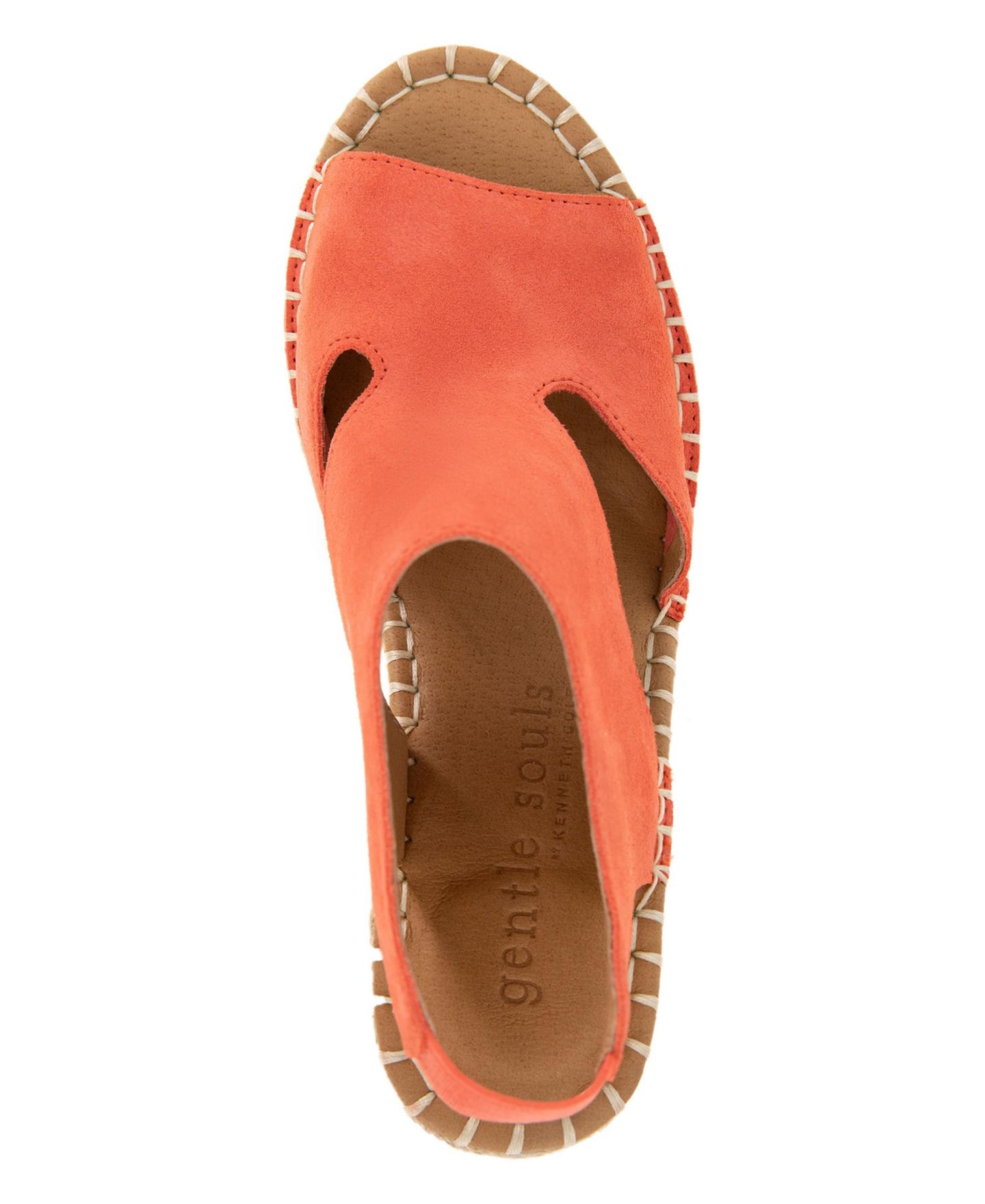 Женские сандалии Gentle Souls Cody Wedge Espadrille, цвет: Тёмный бежевый — фото 12