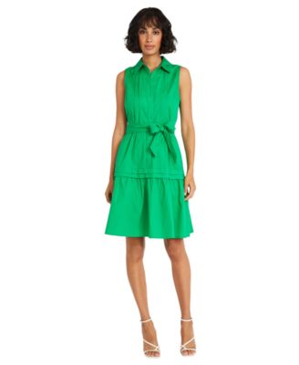 Green Shirt Dress