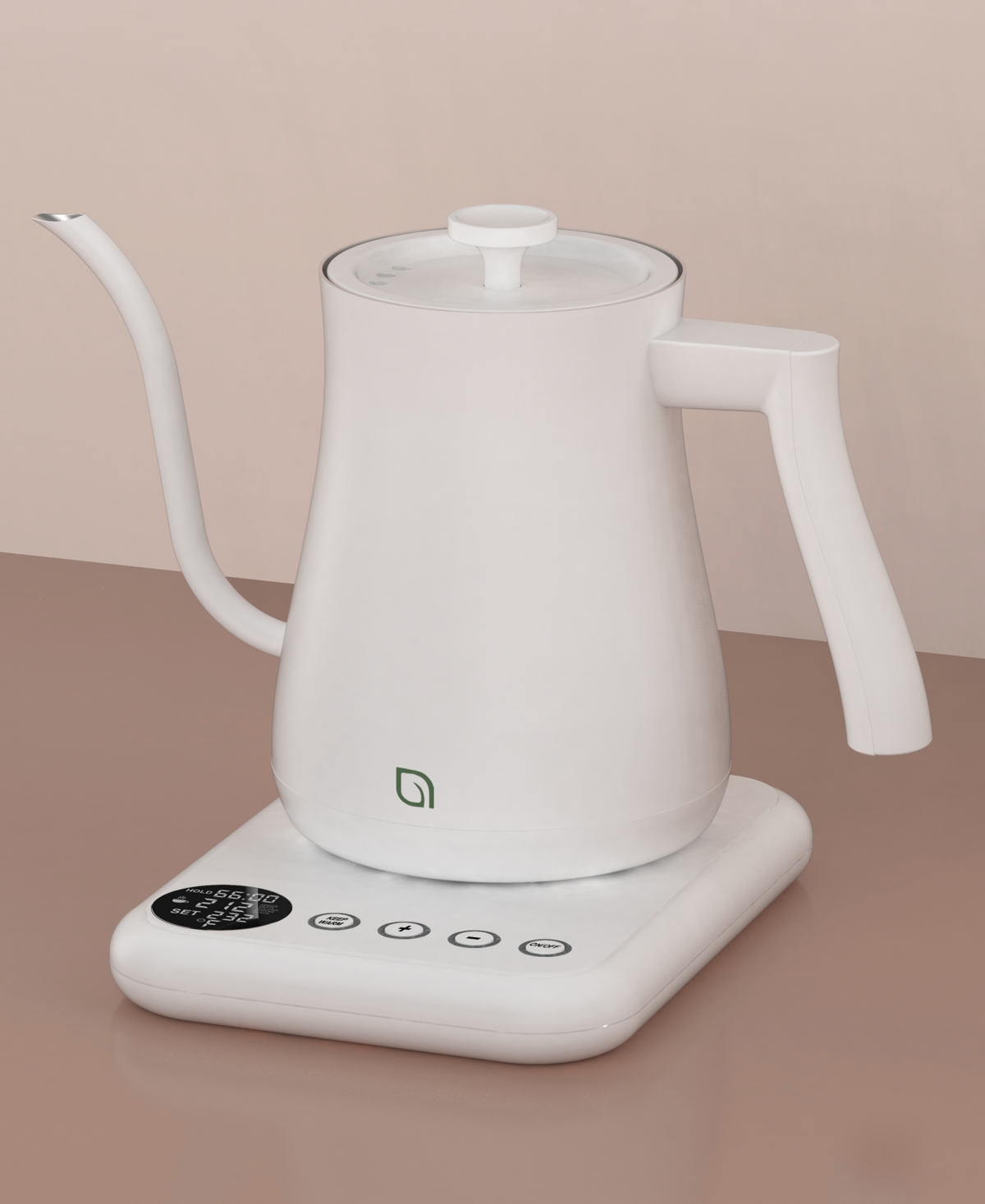 Willow Kitchen Willow Digital Gooseneck Kettle In White