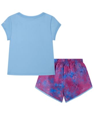 Nike Toddler Girls Dri-FIT Short Sleeve Tee and Shorts Set Macy's